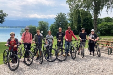 Schüler der Klasse 9 E/L der Dominikus Savio Schule auf Abschlussfahrt am Forggensee