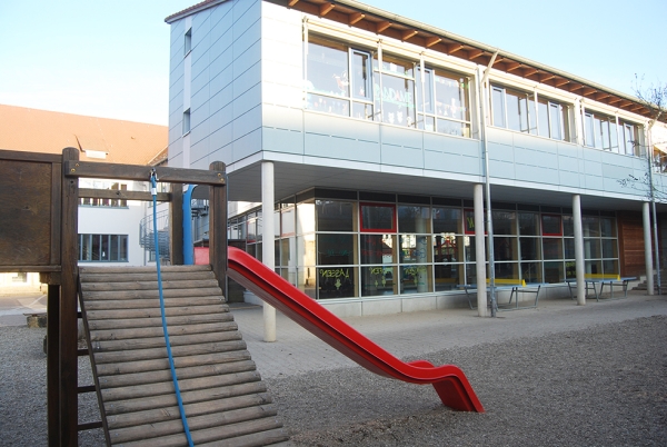 Pausenhof der Dominikus Savio Schule Ebern