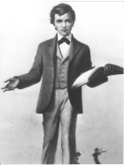 Darstellung des heiligen Dominikus Savio: Junge mit Buch